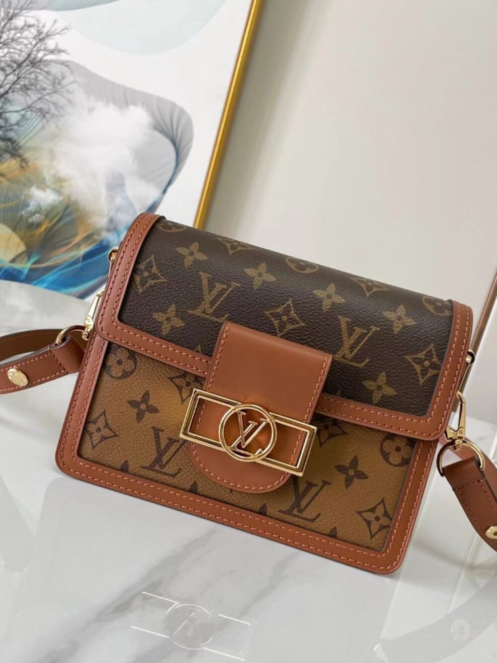 🌸 Louis Vuitton Dauphine Monogram Shoulder Bag